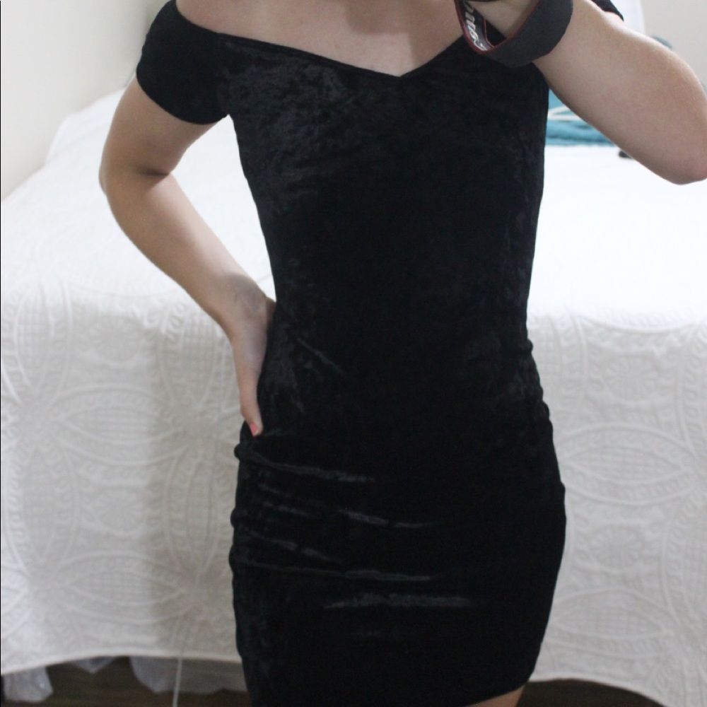 Black Velvet Dress